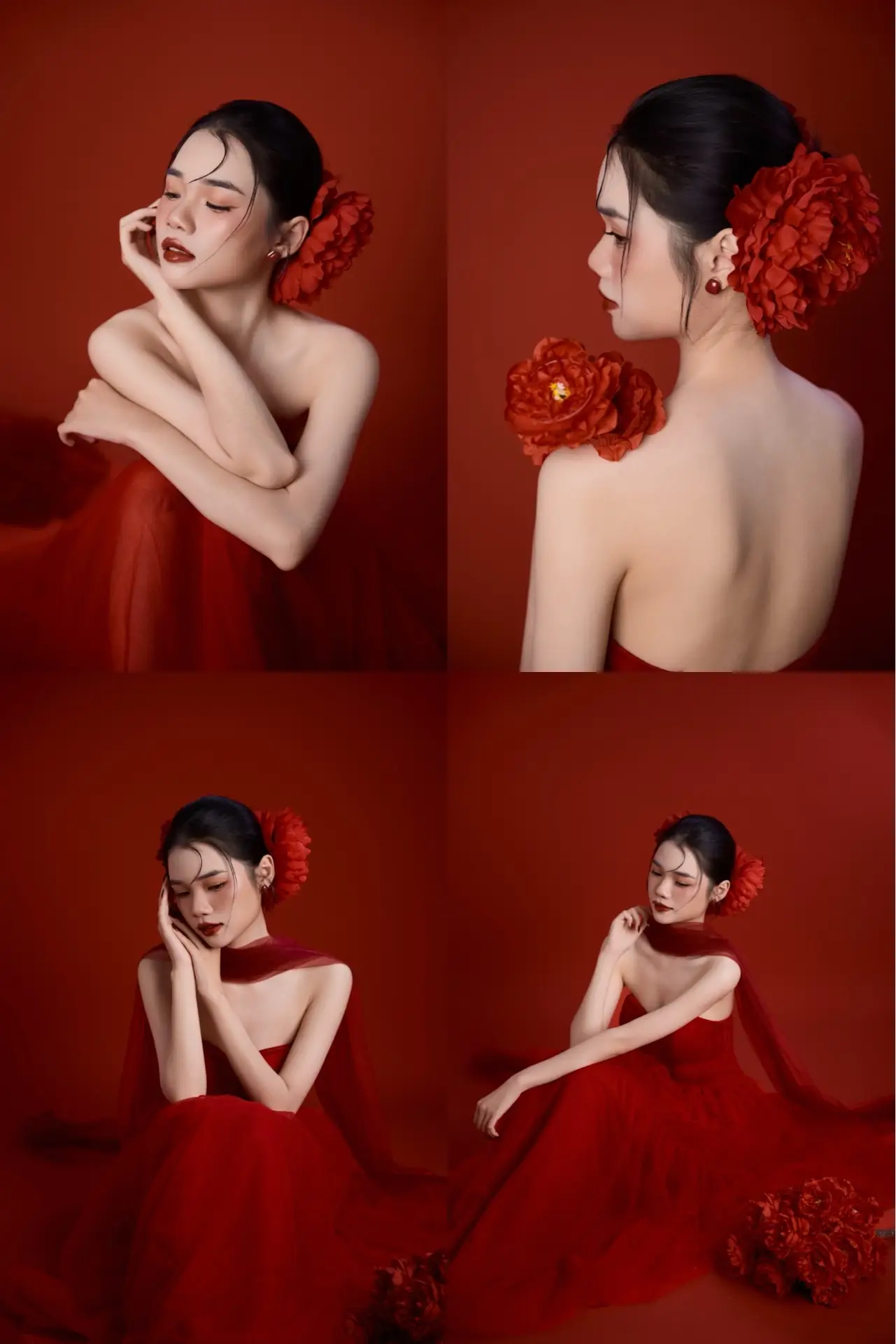 Concept “Scarlet Beauty Shot” – Beauty Close-Up Tông Đỏ Quyến Rũ Và Sắc Sảo - Ảnh 3