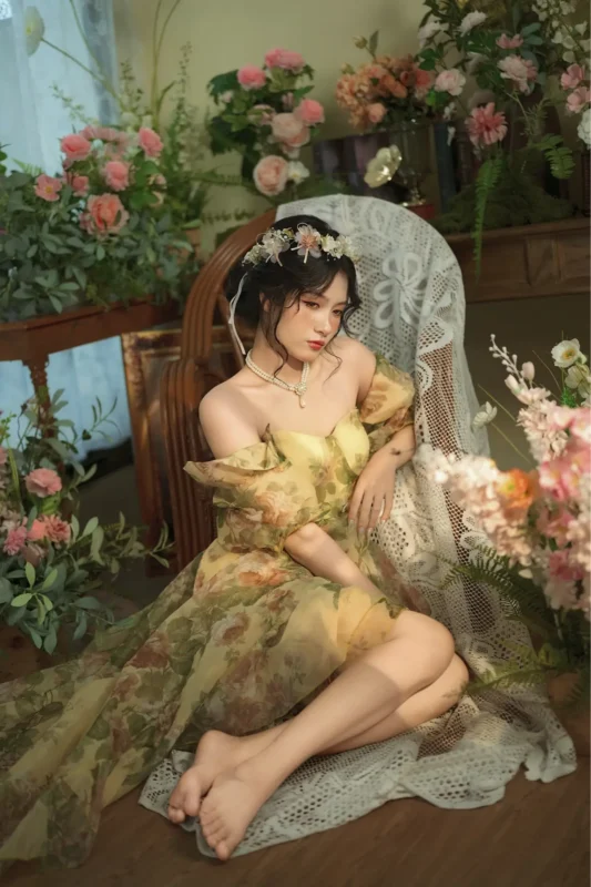 Concept “Garden Reverie” – Giấc Mộng Nàng Thơ Trong Khu Vườn Hoa 🌸