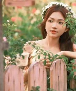 Alternative view of Concept “Garden Reverie” – Giấc Mộng Dịu Dàng Giữa Khu Vườn Hoa Nở 🌸