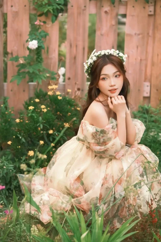 Concept “Garden Reverie” – Giấc Mộng Dịu Dàng Giữa Khu Vườn Hoa Nở 🌸